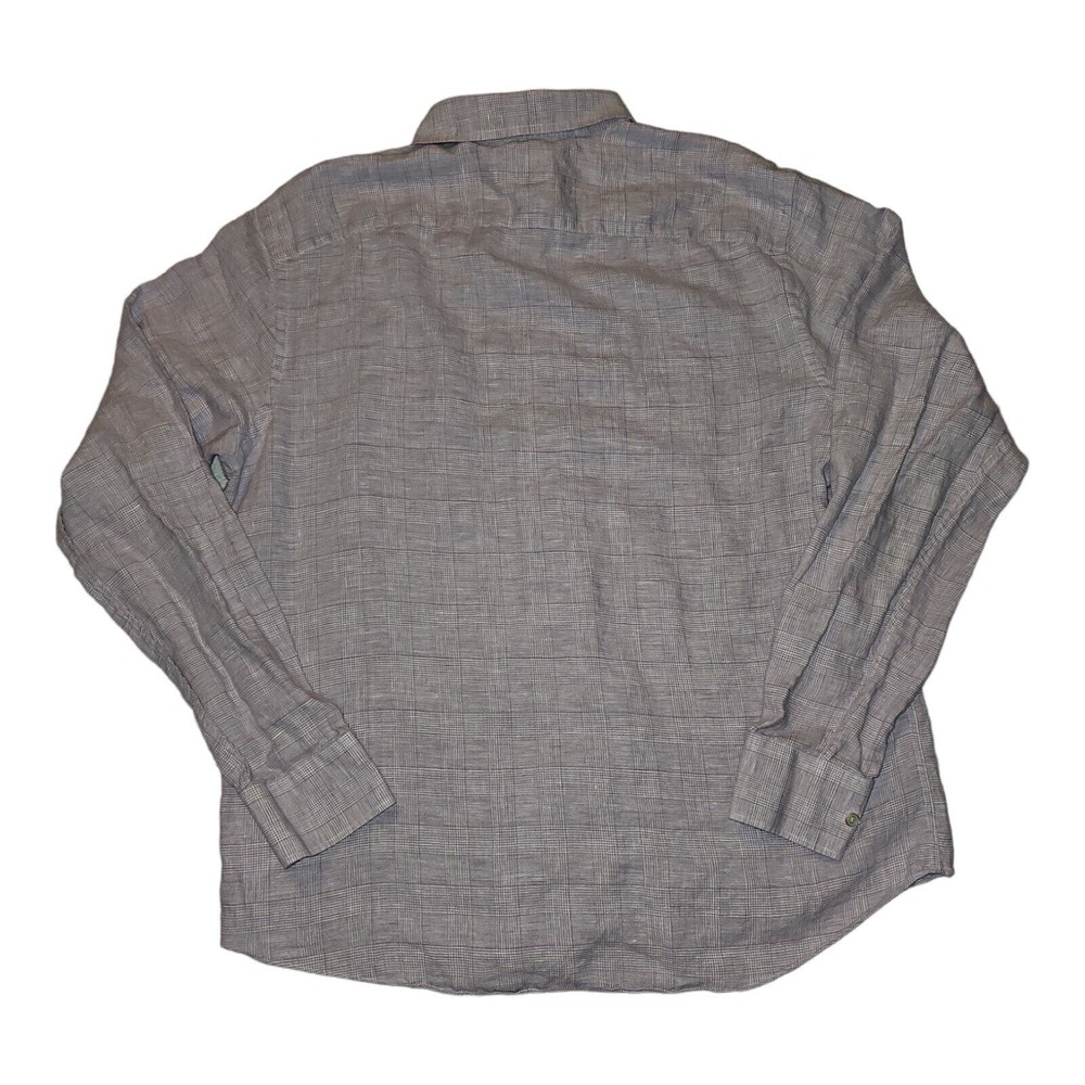 UNTUCKit Button Shirt Long Sleeve Men's XL Slim Fit 100% Linen Wrinkle Resistant - Picture 7 of 8